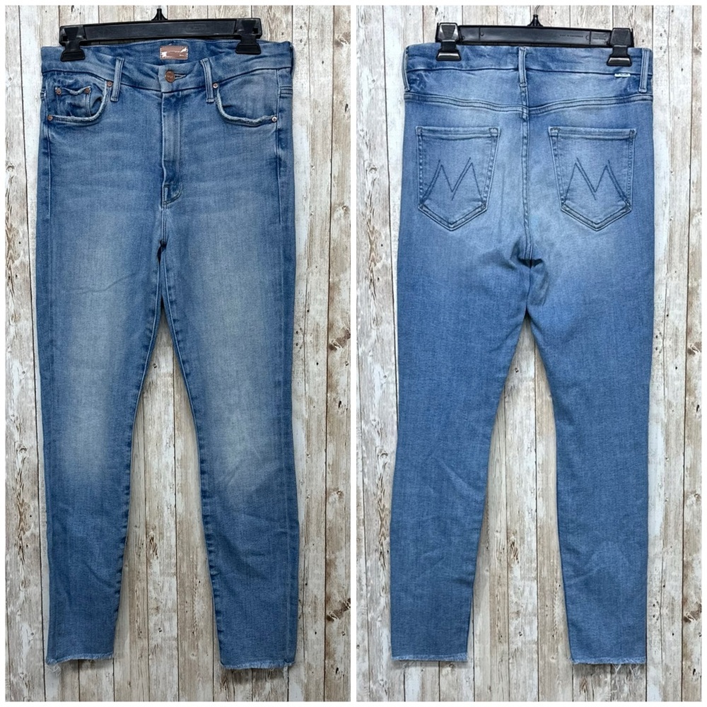 Mother The High Waisted Looker Ankle Fray in Au Revoir [C51]